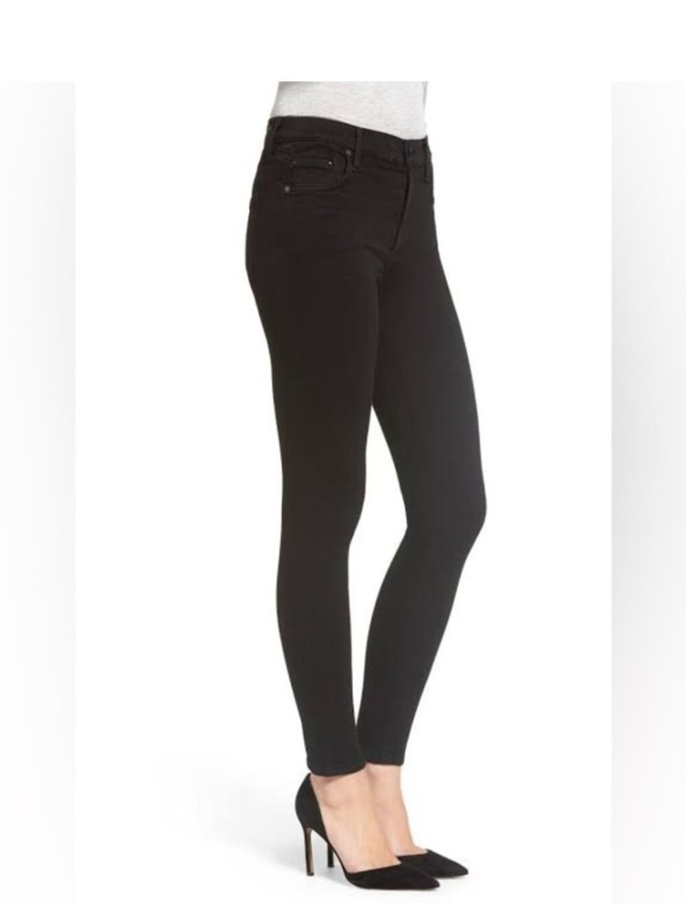 Citizens of Humanity Rocket High Rise Black Skinny Jeans Size 27